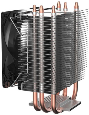 Устройство охлаждения(кулер) Deepcool Gammaxx 300 Fury Soc-AM5/AM4/1200/1700/1851 черный 4-pin 18-21dB Al+Cu 130W 435gr Ret (DP-MCH3-GMX300F)