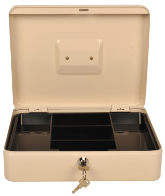 Ящик для денег Cactus CS-CB-004WT 90x300x240 бежевый металл
