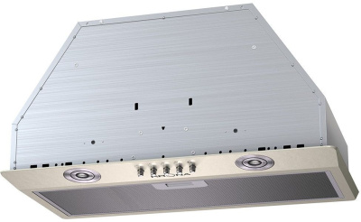 Вытяжка встраиваемая Krona Runa 600 PB слоновая кость управление: кнопочное (1 мотор)