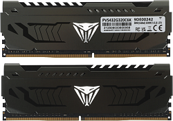 Память DDR4 2x16Gb 3200MHz Patriot PVS432G320C6K Viper Steel RTL Gaming PC4-25600 CL16 DIMM 288-pin 1.35В dual rank с радиатором Ret