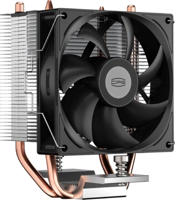 Устройство охлаждения(кулер) PcCooler R200 Soc-AM5/AM4/1200/1700/1851 серебристый/черный 3-pin 30dB Al+Cu 110W Ret (R200-XXNWYX-US)
