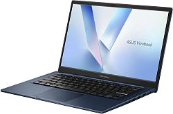 Ноутбук Asus VivoBook 14 X1404VA-I712512 Core i7 1355U 12Gb SSD512Gb Intel UHD Graphics 14" IPS FHD (1920x1080) Windows 11 Home Multi Language blue WiFi BT Cam (90NB10I1-M016A0)