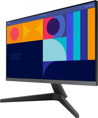 Монитор Samsung 24" Essential S3 S24C330GAI черный IPS LED 1ms 16:9 HDMI полуматовая 250cd 178гр/178гр 1920x1080 100Hz FreeSync DP WQ USB 2.9кг