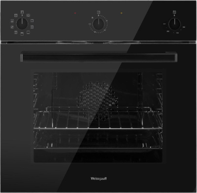 Духовой шкаф Электрический Weissgauff EOV 206 SB Black Edition черный