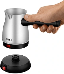 Кофеварка электрическая турка Kitfort КТ-7449 800Вт нержавеющая сталь/черный