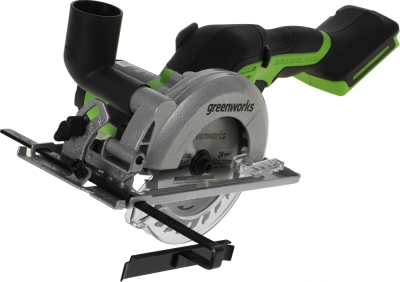 Циркулярная пила (дисковая) Greenworks G24MCS (ручная) D диска.:115мм (1501207)