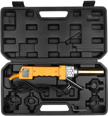 Сварочный аппарат для пластиковых труб Deko PPWM2500W 2.5кВт Тмакс.:300 колод.насад. (кейс в компл.) (085-3013)