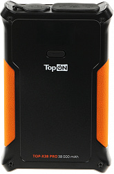 Мобильный аккумулятор TopON TOP-X38PRO 38000mAh QC3.0/PD3.0 160W 3A черный/оранжевый (103362)