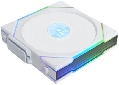 Вентилятор для корпуса Lian-Li Uni Fan TL Wireless LCD 120 LCD Reverse ARGB 120х124.5x28 белый 4-pin 31дБ (G99.12RTLLCD1W1W.R0) Ret