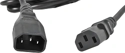 Шнур питания Rem R-10-Cord-C13-C14-3 C13-С14 проводник.:3x1мм2 3м 220В 10А (упак.:1шт) черный