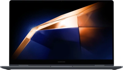 Ноутбук Samsung Galaxy Book 4 360 NP750 Core 7 150U 16Gb SSD512Gb Intel Graphics 15.6" AMOLED Touch FHD (1920x1080) Windows 11 Home grey WiFi BT Cam (NP750QGK-LG2IN)