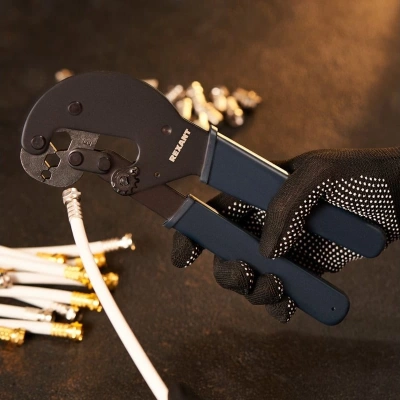 Инструмент обжимной Rexant HT-106E 12-3204 для RG-8/11/213 черный