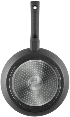 Сковорода Polaris Kontur 26F круглая 26см покрытие: Pfluon ручка несъемная (без крышки) черный (015091)