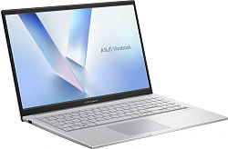 Ноутбук Asus Vivobook 15 X1504MA-BQ643 Core 3 304 16Gb SSD512Gb Intel Graphics 15.6" IPS FHD (1920x1080) без ОС silver WiFi BT Cam (90NB17I2-M01340)
