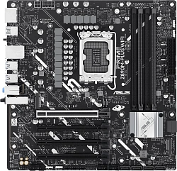 Материнская плата Asus PRIME Z890M-PLUS WIFI Soc-1851 Intel Z890 4xDDR5 mATX AC`97 8ch(7.1) 2.5Gg RAID+HDMI+DP