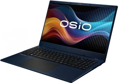 Ноутбук Osio BaseLine B150i-002c N-series N100 8Gb SSD512Gb Intel UHD Graphics 15.6" IPS FHD (1920x1080) Windows 11 Home blue WiFi BT Cam 5000mAh