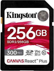 Флеш карта SDXC 256GB Kingston SDR2/256GB Canvas React Plus w/o adapter