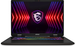 Ноутбук MSI Sword 16 HX B14VFKG-202US Core i7 14650HX 16Gb SSD1Tb NVIDIA GeForce RTX4060 8Gb 16" IPS FHD+ (1920x1200) Windows 11 Home Multi Language grey space WiFi BT Cam (9S7-15P214-202)