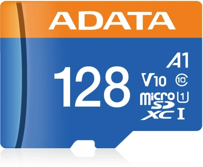 Флеш карта microSDXC 128GB A-Data AUSDX128GUICL10A1-RA1 Premier Pro + adapter