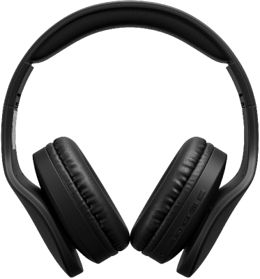 Гарнитура накладные Digma BT-17 черный беспроводные bluetooth оголовье (BT17B)