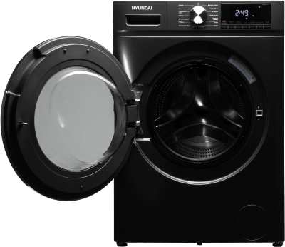 Стиральная машина Hyundai WFD9403 класс: B загр.фронтальная макс.:10кг (с сушкой) темно-серый инвертер