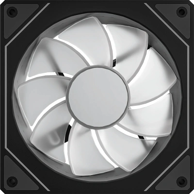 Вентилятор для корпуса Formula Floe 12BK Reverse ARGB 120х120x25 черный 4-pin 20.15дБ (FLOE 12BK ARPW REVERSE) Ret