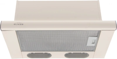 Вытяжка встраиваемая Elikor Интегра 50П-400-В2Л топленое молоко управление: кнопочное (1 мотор)