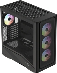 Корпус Formula Air Power G9 Duo PA черный без БП ATX 12x120mm 3x140mm 2xUSB3.0 audio bott PSU
