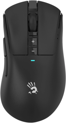 Мышь A4Tech Bloody R73 Pro черный оптическая 26000dpi беспров. USB-C 7but (R73 PRO BLACK)