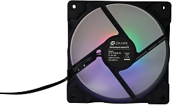 Вентилятор для корпуса Оклик OG-CF120RGB1-BK RGB 120х120x25 черный 3-pin 4-pin (Molex) 23дБ Ret