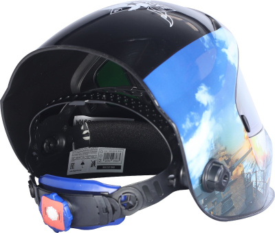 Маска сварщика Patriot WH 600E филь.:хамел. см.экр.110x60мм (880501961)