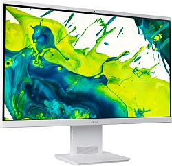 Моноблок Acer Aspire S27B-UGLNL 27" QHD Core Ultra 5 226V (2.1) 16Gb SSD512Gb Arc graphics Eshell GbitEth WiFi BT 90W клавиатура мышь Cam белый 2560x1440