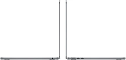 Ноутбук Apple MacBook Air A3113 M3 8 core 8Gb SSD512Gb/10 core GPU 13.6" Liquid Retina (2560x1664) macOS grey space WiFi BT Cam (MRXP3LL/A)