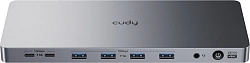 Разветвитель USB-C Cudy CS700 6порт. серебристый