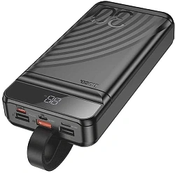 Мобильный аккумулятор Hoco J123B Element 30000mAh 5A черный (12081)