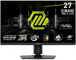 Монитор MSI 27" Mag 272URDF E16 черный IPS LED 16:9 HDMI матовая HAS Piv 1000:1 400cd 178гр/178гр 3840x2160 160Hz DP 4K USB 7.4кг