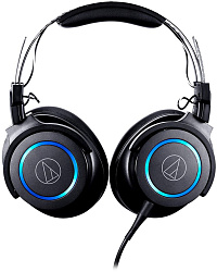 Наушники с микрофоном Audio-Technica ATH-G1 черный/синий 2м мониторные оголовье (80000808)