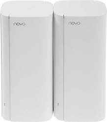 Бесшовный Mesh роутер Tenda EX12 (EX12(2-PACK)) AX3000 10/100/1000BASE-TX белый (упак.:2шт)