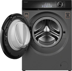 Стиральная машина Weissgauff WM 45127 Steam Color Touch класс: A+++ загр.фронтальная макс.:7кг темно-серебристый инвертор