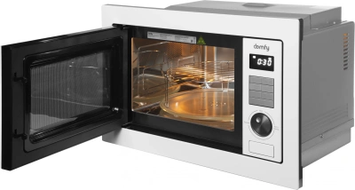 Микроволновая печь Domfy DM2540BW WG 25л. 900Вт белый (встраиваемая)