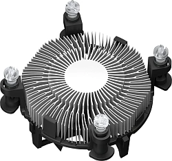 Устройство охлаждения(кулер) PcCooler R94-V2 Soc-1700/1851 серебристый/черный 4-pin 27.3dB Al 65W 158gr Ret (R94V2-XXNIXX-GL)