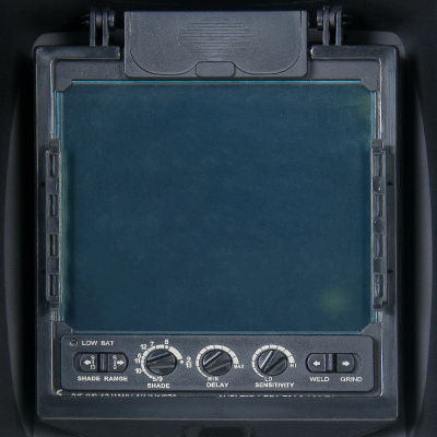 Маска сварщика Fubag IQ 5-13C M 2 филь.:хамел. см.экр.100x93мм серебристый (31583)