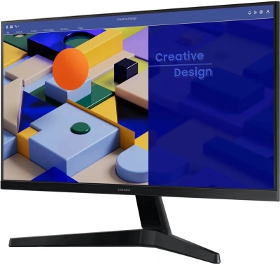 Монитор Samsung 27" S27C314EAIXCI черный IPS LED 5ms 16:9 HDMI матовая 1000:1 250cd 178гр/178гр 1920x1080 100Hz VGA FHD 3.8кг