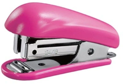 Степлер Kw-Trio 5512 Mini 24/6 26/6 (15листов) встроенный антистеплер ассорти 50скоб блистер