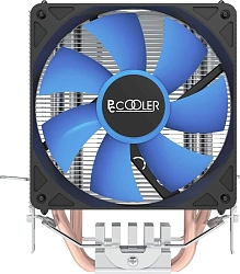 Устройство охлаждения(кулер) PcCooler S93 V2 Soc-AM5/AM4/1200/1700/1851 черный/синий 3-pin 26.4dB Al+Cu 100W 348gr Ret (R3-I210WBKNXX-GL)