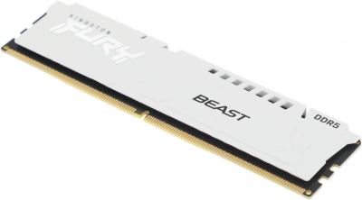 Память DDR5 16GB 6000MHz Kingston KF560C30BWE-16 Fury Beast White Expo RTL Gaming PC5-48000 CL30 DIMM 288-pin 1.4В kit single rank с радиатором Ret