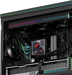 Система водяного охлаждения Thermalright Peerless Vision 360 UB Soc-AM5/AM4/1200/1700/1851 черный 4-pin 28.1dB Al Ret (P-VISION-UB-360-BL-ARGB)