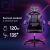 Кресло игровое Оклик Drifter черный сиденье черный искусственная кожа с подголов. крестов. пластик черный
