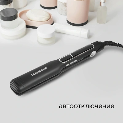 Выпрямитель Redmond HS1713 55Вт черный макс.темп.:230С покрытие:керамическое