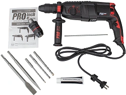 Перфоратор Edon PROtech 1250RH патрон:SDS-plus уд.:4.5Дж 1350Вт (кейс в комплекте)